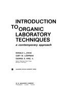 Cover of Introduction to Organic Laboratory Techniques by Donald L. Pavia