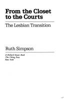 Front cover of From the closet to the courts by Ruth Simpson