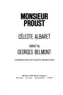 Front cover of Monsieur Proust by Céleste Albaret