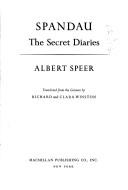 Cover of Spandauer Tagebücher by Albert Speer