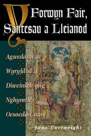Front cover of Y Forwyn Fair, santesau a lleianod by Jane Cartwright
