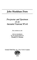 Cover of Prospectus and specimen of an intended national work by John Hookham Frere