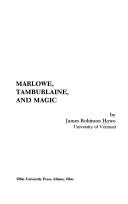 Cover of Marlowe, Tamburlaine, and magic by Howe, James