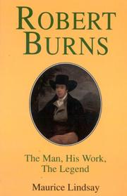 Cover of Robert Burns by Maurice Lindsay