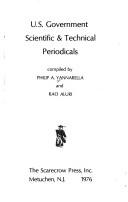 Front cover of U.S. Government scientific & technical periodicals by Philip A. Yannarella