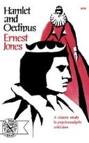 Cover of Hamlet and Oedipus by Ernest Jones