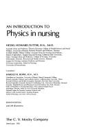 Cover of An introduction to physics in nursing by Hessel Howard Flitter