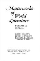 Front cover of Masterworks of world literature by Edwin Mallard Everett