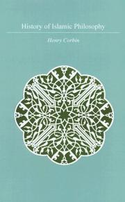 Front cover of History of Islamic philosophy by Corbin, Henry.