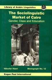Cover of The Sociolinguistic Market of Cairo by Niloofar Haeri
