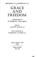 Front cover of Grace and freedom by Bernard J. F. Lonergan