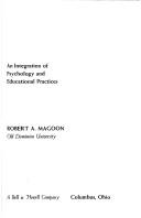 Cover of Educational psychology; an integration of psychology and educational practices by Karl C. Garrison