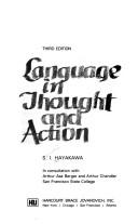 Front cover of Language in thought and action by S. I. Hayakawa