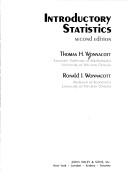 Cover of Introductory statistics by Thomas H. Wonnacott