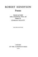 Cover of Poems by Robert Henryson