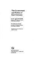 Front cover of DDR; Politik, Gesellschaft, Wirtschaft by Kurt Sontheimer