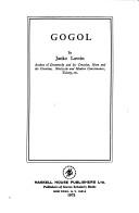 Cover of Gogol by Janko Lavrin