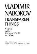 Cover of Transparent things by Vladimir Nabokov