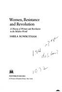 Front cover of Women, resistance and revolution by Sheila Rowbotham