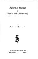 Cover of Reference sources in science and technology by Earl James Lasworth