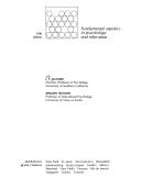 Cover of Fundamental statistics in psychology and education by J. P. Guilford