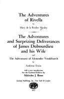 Front cover of The adventures of Rivella by Delarivier Manley