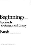 Cover of From these beginnings by Roderick Nash