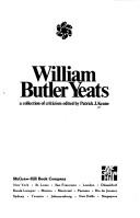 Cover of William Butler Yeats by Patrick J. Keane