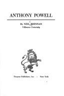 Cover of Anthony Powell by Neil Francis Brennan