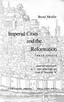 Front cover of Reichsstadt und Reformation by Bernd Moeller
