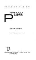 Cover of Harold Pinter by Ronald Hayman