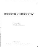 Cover of Modern astronomy by Ludwig Oster