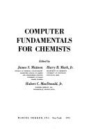 Cover of Computer fundamentals for chemists by James S. Mattson