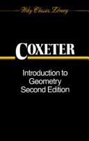 Cover of Introduction to geometry by H. S. M. Coxeter