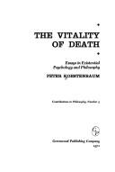 Front cover of The vitality of death by Peter Koestenbaum