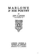 Cover of Marlowe & his poetry by John Henry Ingram