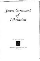 Front cover of Dam chos yid bźin gyi nor bu thar pa rin po cheʾi rgyan by Gampopa