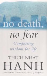 Front cover of No death, no fear by Thích Nhất Hạnh