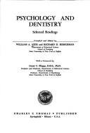 Front cover of Psychology And Dentistry by William A. Ayer