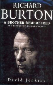 Cover of Richard Burton by David Jenkins