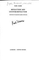 Front cover of Revolution and counter-revolution by Friedrich Engels