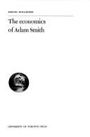 Front cover of The economics of Adam Smith by Samuel Hollander