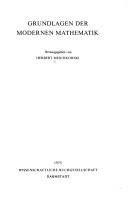 Front cover of Grundlagen der modernen Mathematik by Herbert Meschkowski