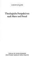 Front cover of Theologische Perspektiven nach Marx und Freud by Christian Link
