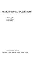 Cover of Pharmaceutical calculations by Joel L. Zatz