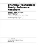 Cover of Chemical technicians' ready reference handbook by Shugar, Gershon J.