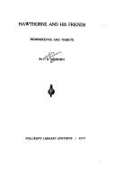 Cover of Hawthorne and his friends by F. B. Sanborn