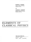 Cover of Elements of classical physics by Martin C. Martin