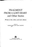 Front cover of Fragment from a lost diary and other stories by Naomi Katz