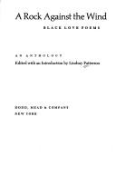 Front cover of A rock against the wind: black love poems by Lindsay Patterson